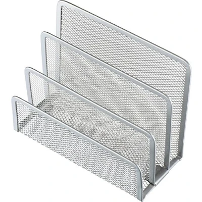 Afbeelding van Brievenstandaard Mesh zilver