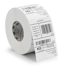 Afbeelding van Zebra 3007204 T (Z Select 2000T) Etiket Zwart op wit (57 mm x 102 mm) 12 rollen