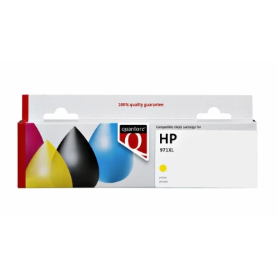 Afbeelding van Inktcartridge Quantore alternatief tbv HP CN628AE 971XL geel HC