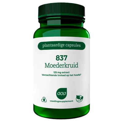 Afbeelding van AOV 837 Moederkruid 60 Vegetarische capsules