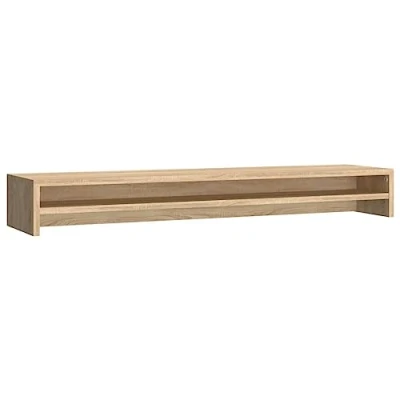 Afbeelding van vidaXL Monitorstandaard 100x24x13 cm bewerkt hout sonoma eikenkleurig