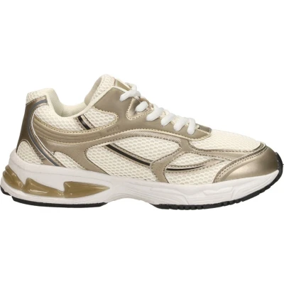 Afbeelding van SUB55 LAAG Sneakers laag, Dames, Maat: 37, Goudkleur Kunststof/ textiel