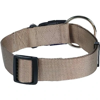 Afbeelding van Hondenhalsband Ziggi Greige 55 75 cm x 40 mm