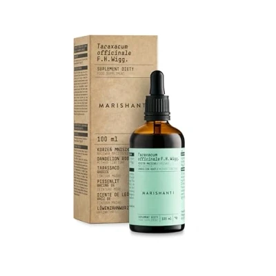 Afbeelding van Paardenbloem (Taraxacum Officinale F.H. Wigg.) Alcoholvrije moedertinctuur vloeibaar extract druppels 100ml Voedingssupplement Marishanti 100% natuurlijk en veganistisch
