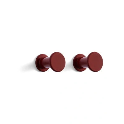 Afbeelding van Hay Bolt Hook wandhaak set van 2 Rood