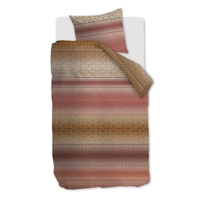 Afbeelding van Snoozing Milly Dekbedovertrek Eenpersoons 140x200/220 cm Terra