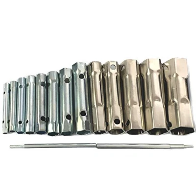 Afbeelding van 15Pcs Loodgieter Terug Moer Tap Bougie Spanner Duel Ended Wrench Socket Set 6 37mm