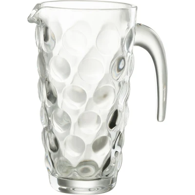 Afbeelding van J Line Bubble karaf glas transparant woonaccessoires
