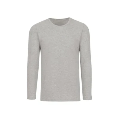 Afbeelding van Trigema Damesshirt met lange mouwen, grijs melange, L