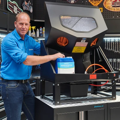 Afbeelding van Datona Hogedruk Onderdelenreiniger Met 5 Liter Koudontvetter (77 x 59 70 cm) Zwart