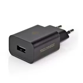 Afbeelding van Nedis USB thuislader met 1 poort 2,4A / zwart