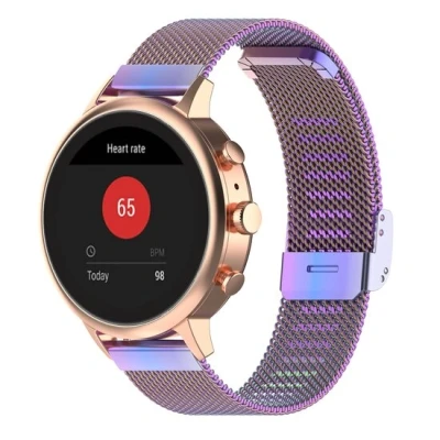 Afbeelding van Garmin Venu 3s / Vivoactive 4s 2s Vivomove Forerunner 255s Milanese bandje met klemsluiting Multicolor