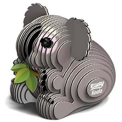 Afbeelding van Eugy 3d puzzel Koala 6 X 5 Cm Karton Grijs 32 delig