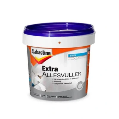 Afbeelding van Alabastine Extra Allesvuller Steen 600 ml pot Schildersbenodigdheden