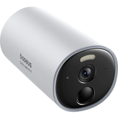 Afbeelding van Baseus Beveiligingscamera B1 Draadloos Slimme beveiliging Buiten 2K Camera Stand Alone WIFI Werkt met en zonder Homestation Waterdicht Weerbestendig Nachtzicht Wit