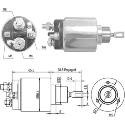 Afbeelding van Magneetschakelaar, startmotor MAGNETI MARELLI 940113050363