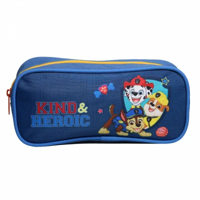 Afbeelding van Paw Patrol jongens 2 vaks pennenetui blauw 23x5x10