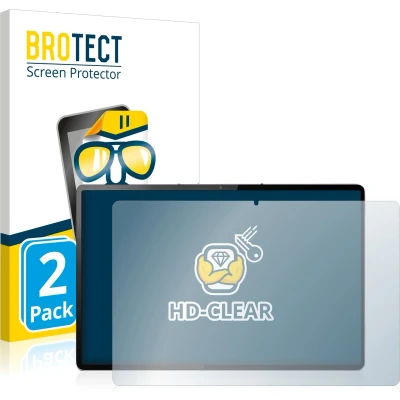 Afbeelding van BROTECT Screenprotector voor Lenovo Tab P12 Pro Folie Beschermfolie transparant (2 Stuks)
