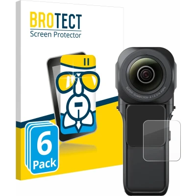 Afbeelding van BROTECT Screenprotector voor Insta360 One RS 1 Zoll 360 Folie Beschermfolie Beschermglas transparant (6 Stuks)