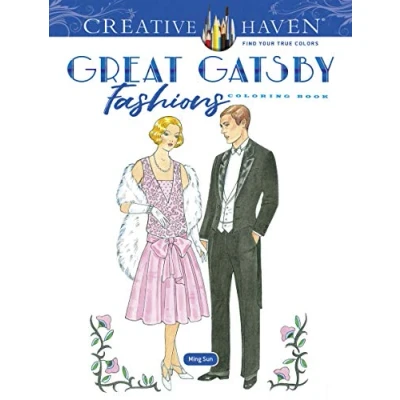 Afbeelding van Creative Haven Great Gatsby Fashions Coloring Book