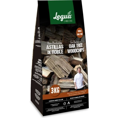 Afbeelding van BBQ houtchips Eiken 3kg Europees en duurzaam geproduceerd