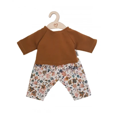 Afbeelding van Hollie Poppenspeelgoed Poppen Broek &amp; Shirt Bruin