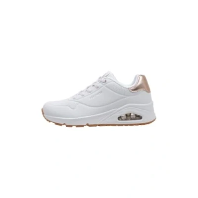Afbeelding van Skechers Sport UNO Sneakers laag White/rose gold, Dames, Maat: 37.5, gold Pu