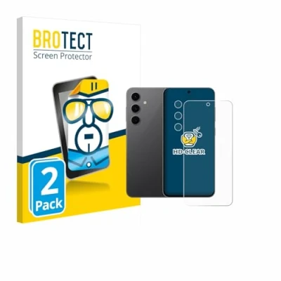 Afbeelding van BROTECT Screenprotector voor Samsung Galaxy S24 FE (Voor+Camera) Folie Beschermfolie transparant (2 Stuks)