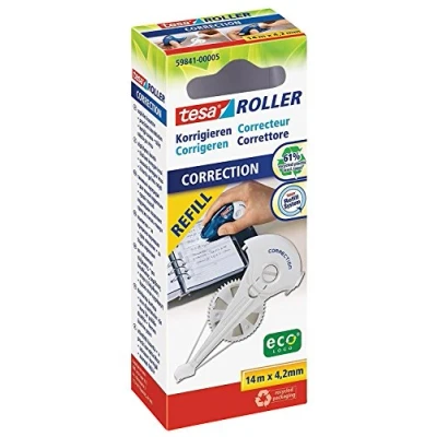 Afbeelding van tesa REFILL CORRECTION ROLLER ecoLogo 4.2MM