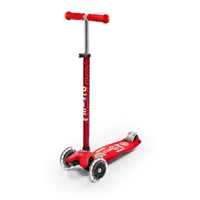 Afbeelding van Micro Step MAXI Rood + LED wielen