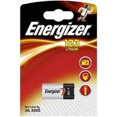 Afbeelding van 6x Energizer CR123A CR17345 3V Foto Lithium Batterijen