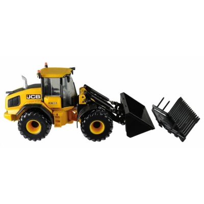Afbeelding van Britains 43223 JCB 419S wiellader, schuifspeelgoed van hoogwaardig materiaal op schaal 1:32, interactief Push Toys speelgoed vanaf 3 jaar, voor fans getrouwe replica&#039;s