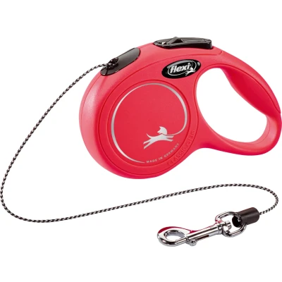 Afbeelding van Hondenriem new classic koord rood 3 meter