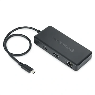 Afbeelding van [Works with Chromebook gecertificeerde] Cable Matters 4K@60Hz USB C hub HDMI, multipoort adapter met 2x 3.0, Gigabit Ethernet en 86 W stroomvoorziening.