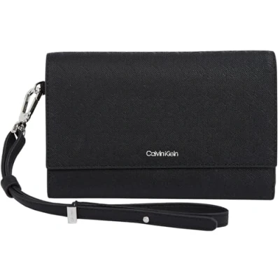 Afbeelding van Calvin Klein MUST Trifold Wristel Unisex Portemonnee, Maat: One Size, Black mono