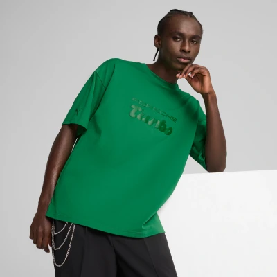 Afbeelding van Puma TEE Tshirt print, Heren, Maat: Small, Archive green