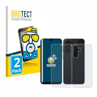 Afbeelding van BROTECT Screenprotector voor Samsung Galaxy A26 5G (Voor+Achter) Folie Beschermfolie matte (2 Stuks)