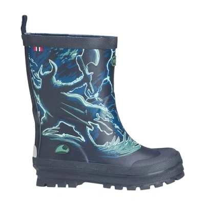 Afbeelding van Viking Jolly Print Rubberlaarzen voor kinderen, uniseks, Navy Bluegreen, 21 EU