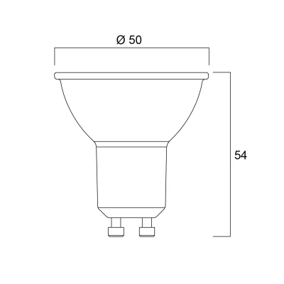 Afbeelding van Sylvania LED reflector GU10 2,2W 4.000K 350 lm dim