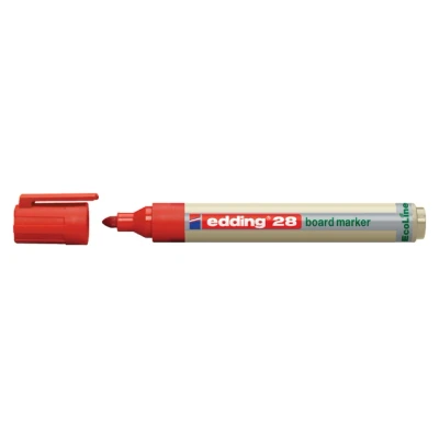 Afbeelding van Viltstift edding 28 whiteboard Ecoline rond 1.5 3mm rood