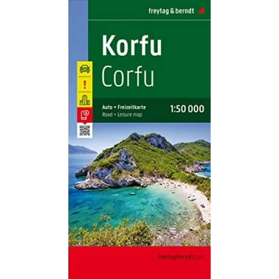 Afbeelding van F&amp;B Corfu: Toeristische wegenkaart 1:50 000: AK 0831