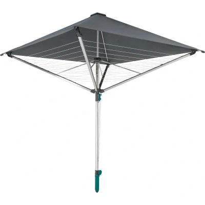 Afbeelding van Leifheit 82100 LinoProtect 400 Droogmolen met Dak Zilver/Grijs