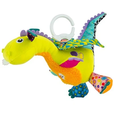 Afbeelding van LAMAZE Flip Flap Dragon, Clip on Pram and Pushchair Newborn Baby Toy, Sensory Toy for Babies Boys Girls from 0 to 6 Months