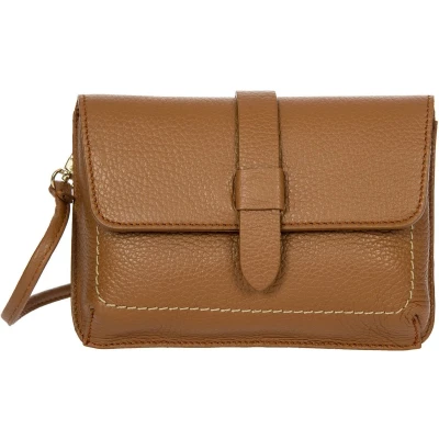 Afbeelding van BRIC&#039;S Leren Schoudertas Gondola Garofano Mini Purse Leather Bruine