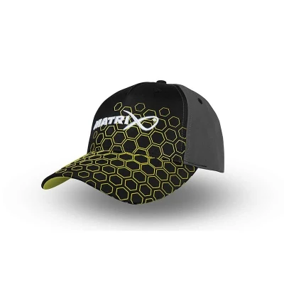 Afbeelding van Matrix Hex Print Baseball Cap Kleur : Black