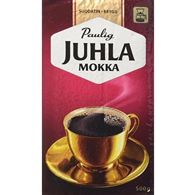 Afbeelding van Paulig Juhla Mokka filter ground Koffie 1 pak of 500g