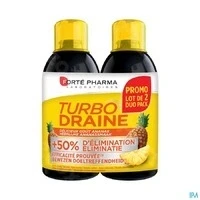 Afbeelding van Turbodraine Ananas 2x500ml
