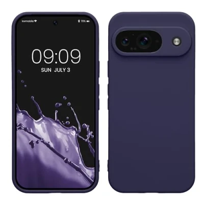 Afbeelding van kwmobile telefoonhoesje geschikt voor Google Pixel 9 Hoesje smartphone Precisie camera uitsnede In deep ocean