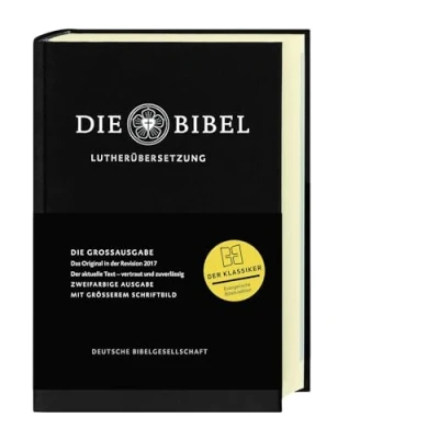 Afbeelding van Lutherbibel revidiert 2017 Großausgabe: Die Bibel nach Martin Luthers Übersetzung. Mit Apokryphen