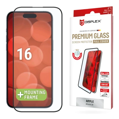 Afbeelding van Screenprotector Apple iPhone 16 Pro Max: Displex Real Privacy Glass FC